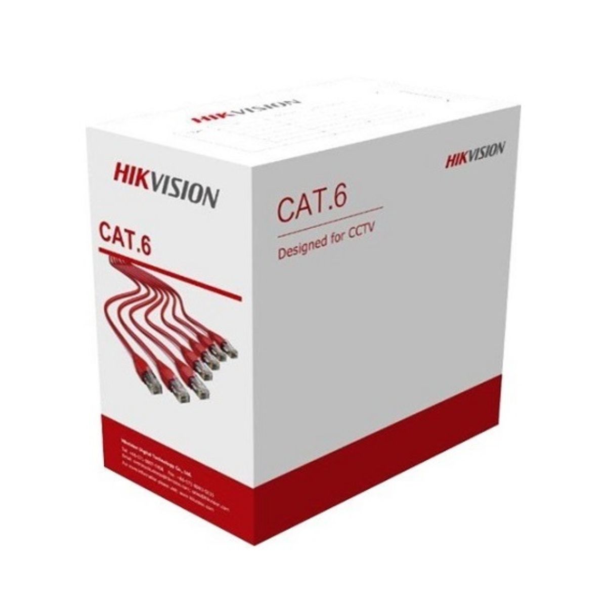 Cáp mạng CAT6 UTP Hikvision DS-1LN6UTC0 dài 305m, đồng nguyên chất 99,95%